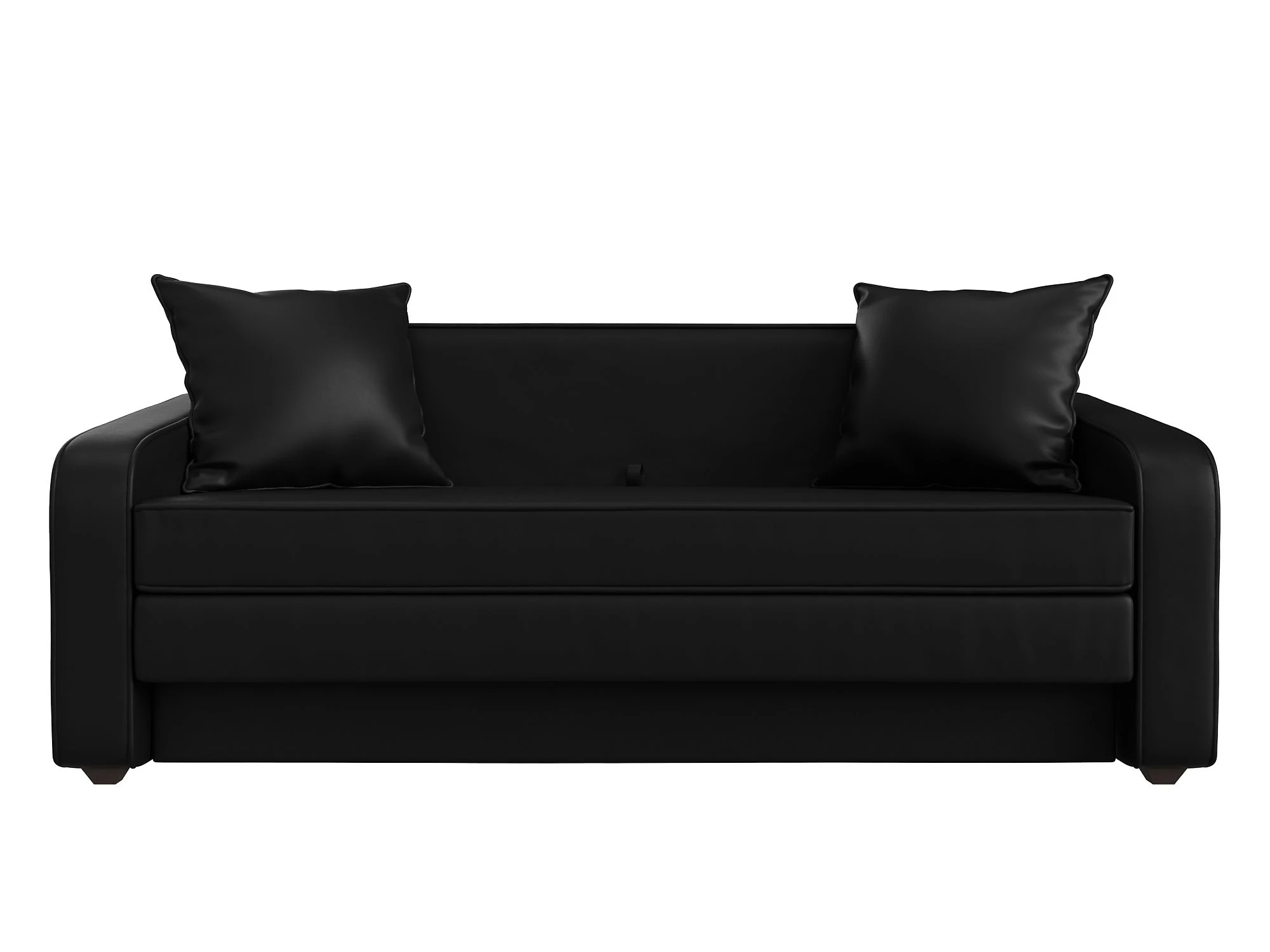 Чёрный диван Лига-013 Дизайн 14