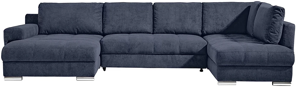 Синий модульный диван Хомин Дизайн 3