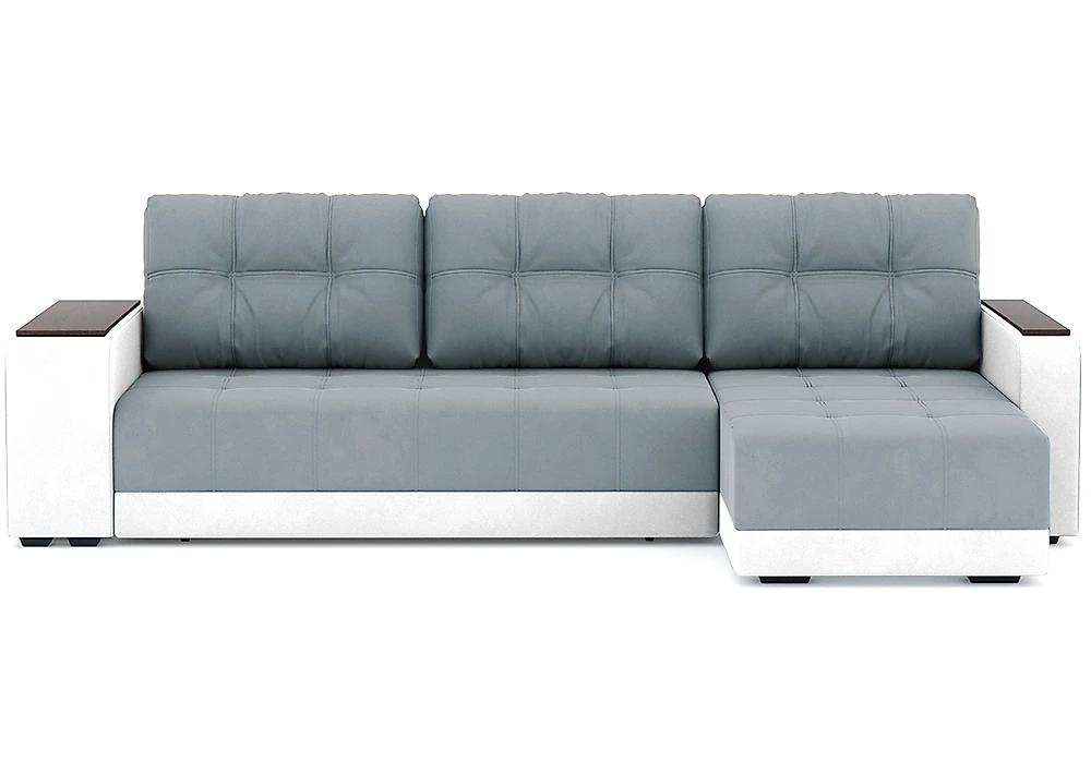 Угловой диван с большим спальным местом Милан Велюр Дизайн 10