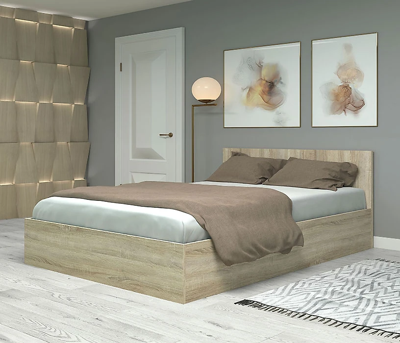Кровать без матраса Фреш КРФР-3-ПМ-1400 Дизайн-2
