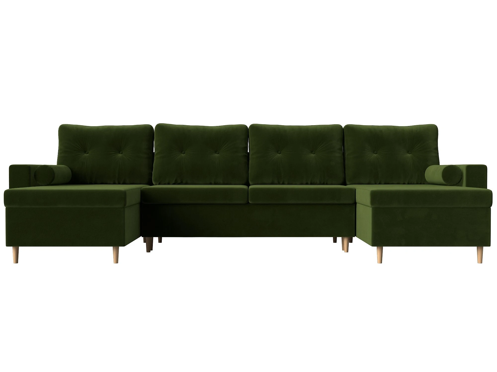  угловой диван с оттоманкой Белфаст-П Дизайн 2