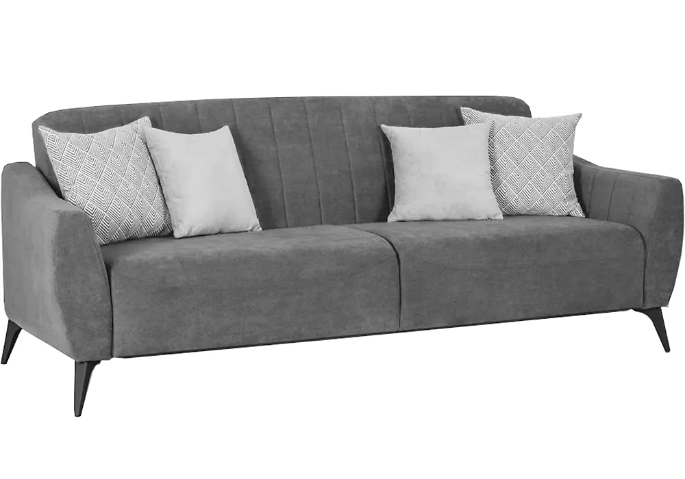 Прямой диван серого цвета Боне Дизайн 2