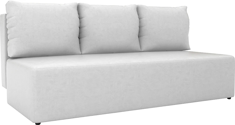 Прямой кожаный диван Каир (Нексус) Вайт арт. 671120