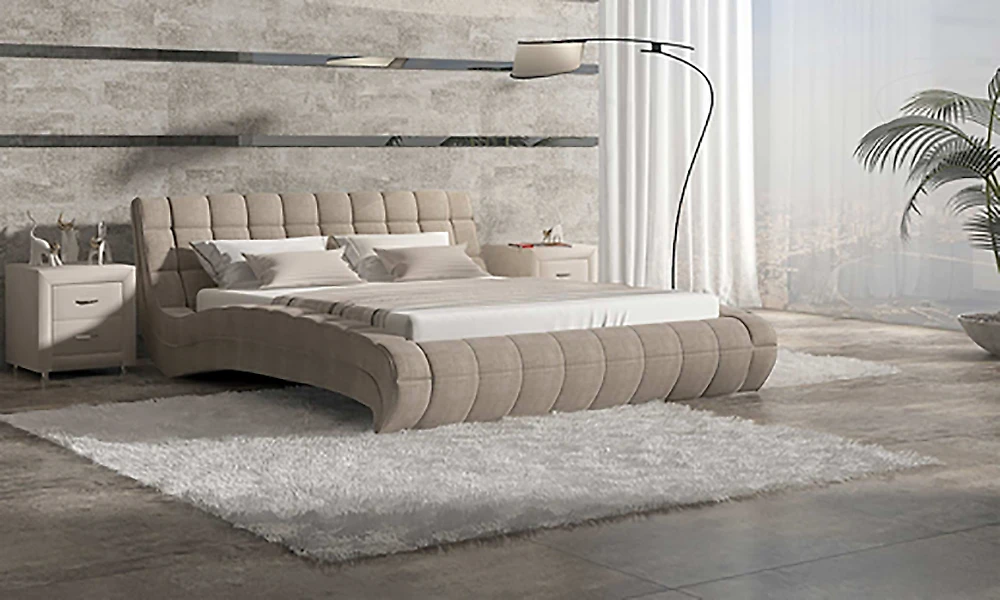 большая двуспальная кровать Milano-2