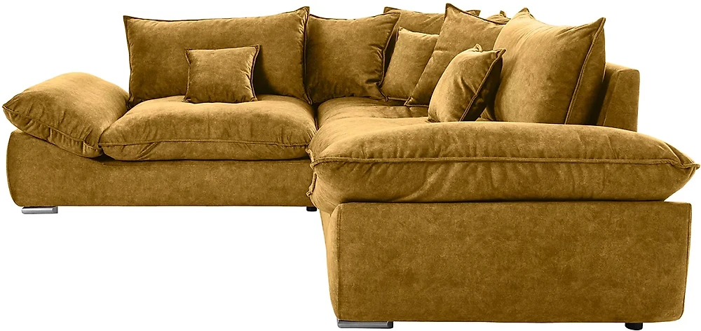Угловой диван с подушками Гелиус Дизайн 3