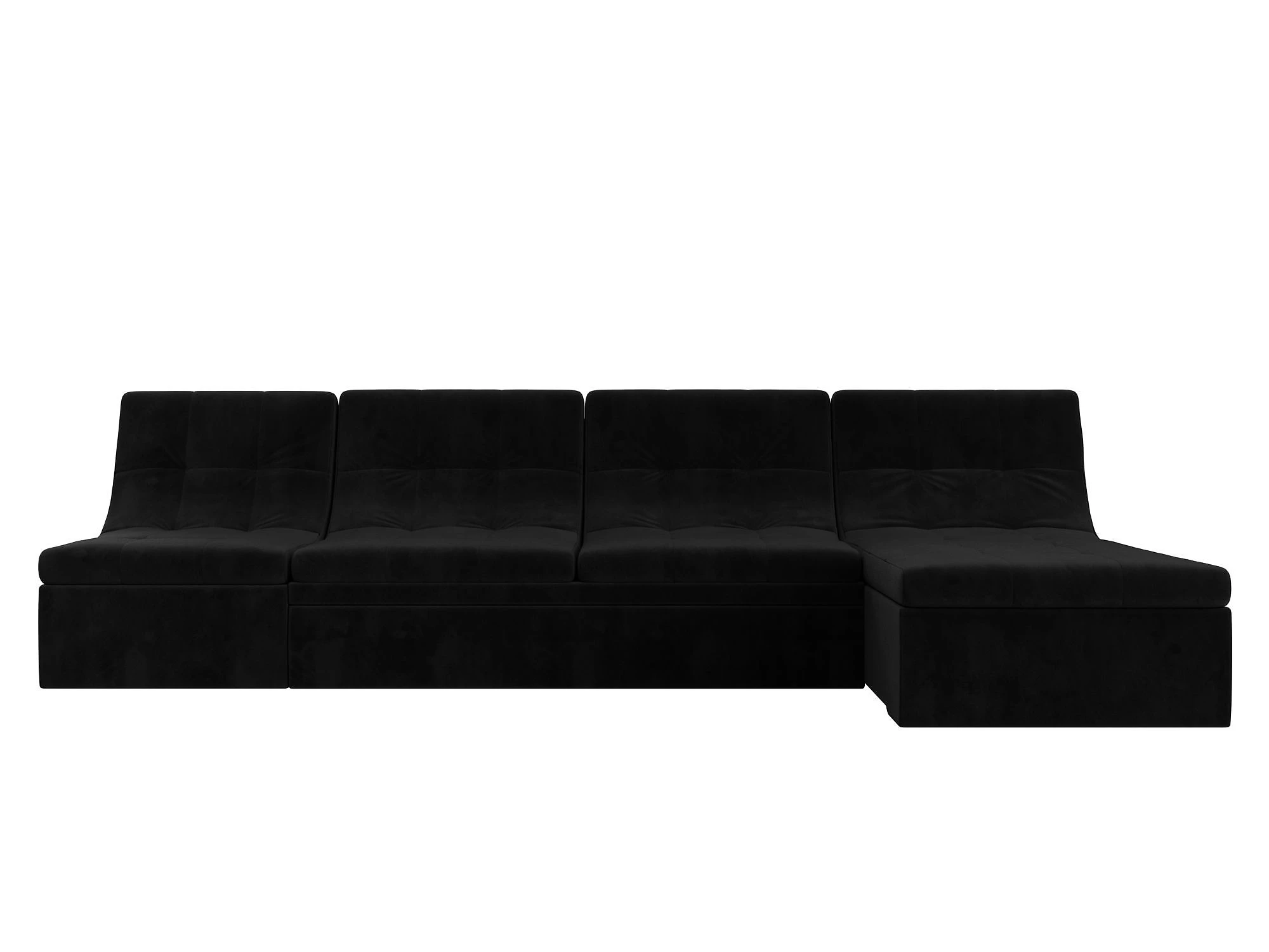  угловой диван с оттоманкой Холидей Плюш Дизайн 7