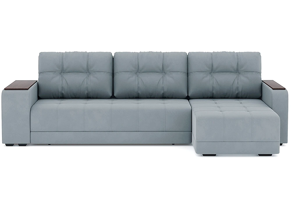 Угловой диван с независимым пружинным блоком Милан Велюр Дизайн 8