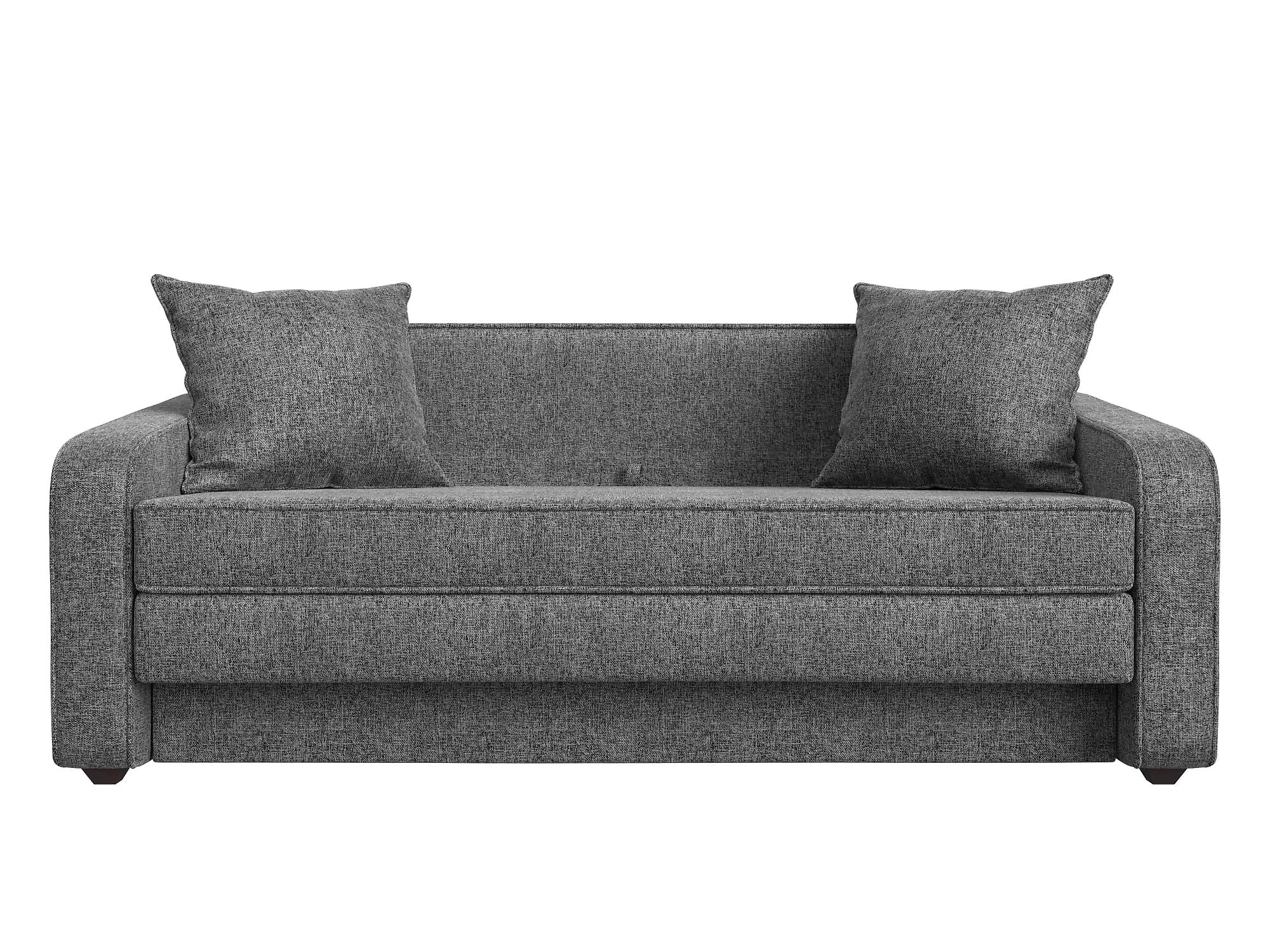 Прямой диван серого цвета Лига-013 Кантри Дизайн 3