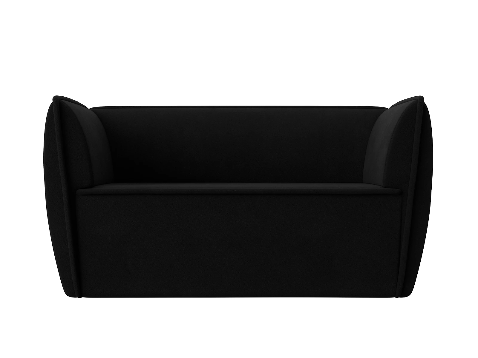 Чёрный диван Бергамо-2 Дизайн 21