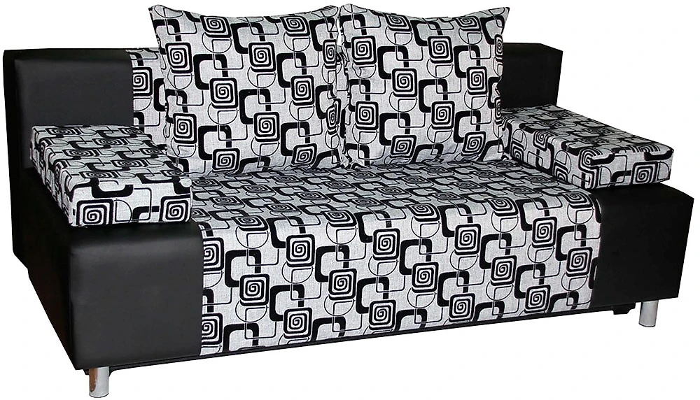 Прямой диван из рогожки Чарли (Парма) Кантри Грей