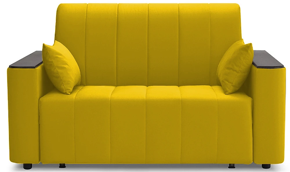 Жёлтый прямой диван Канзас Дизайн 4