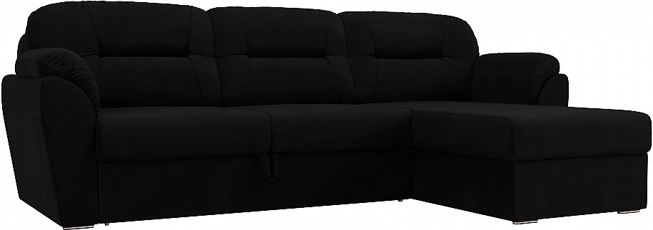 диван-кровать в стиле прованс Бостон Вельвет Блэк