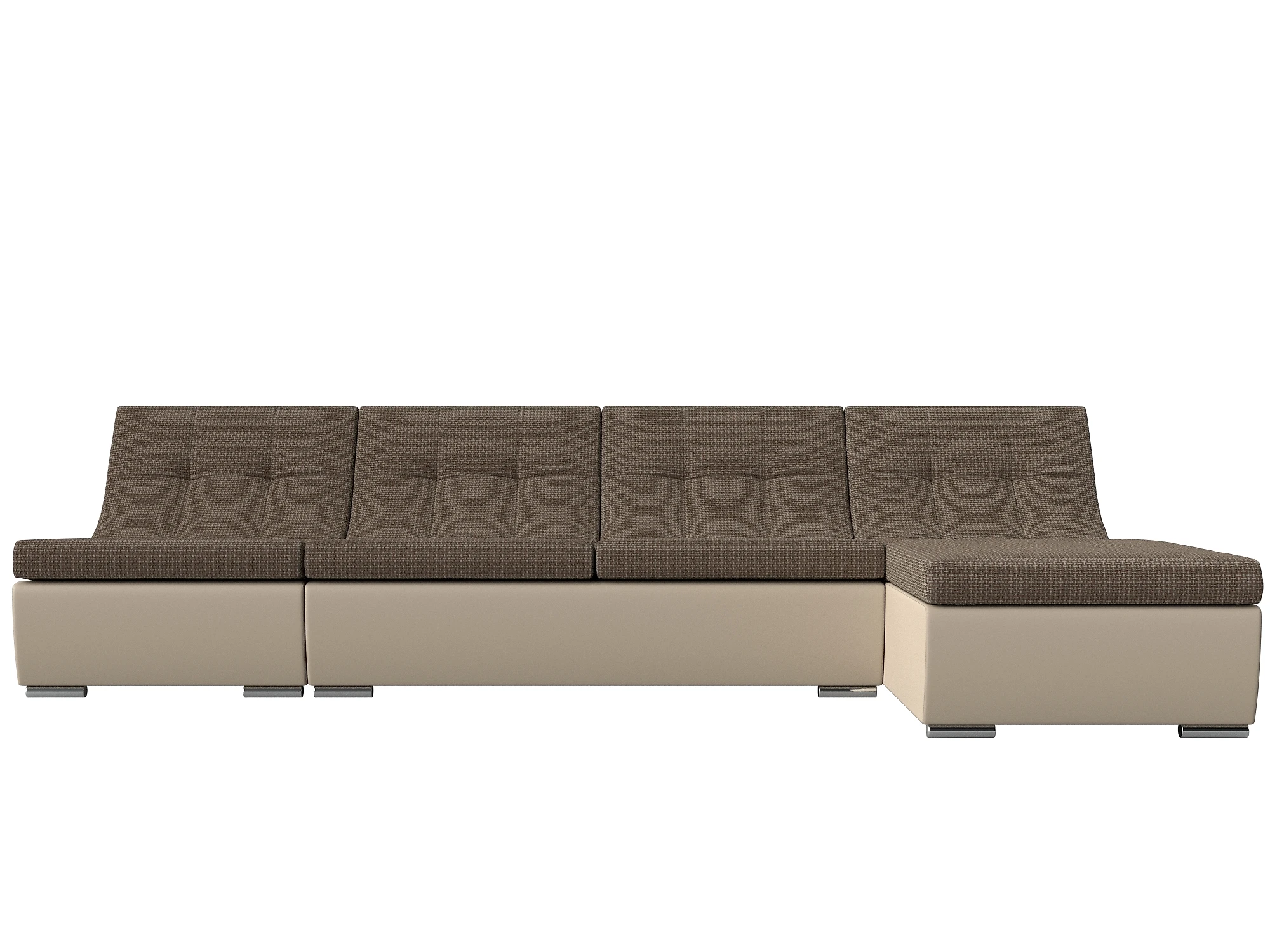 Угловой диван без подушек Монреаль Дизайн 13