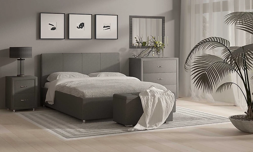 Двуспальная кровать с матрасом в комплекте Люкс (Prato-2) - Люкс 160х200 с матрасом