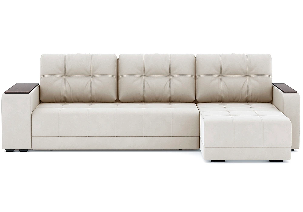 Угловой диван с независимым пружинным блоком Милан Велюр Дизайн 4