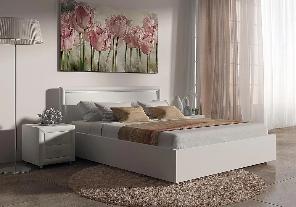 Двуспальная кровать с матрасом в комплекте Bergamo-3 - Сонум (Bergamo-3) 160х200 с матрасом