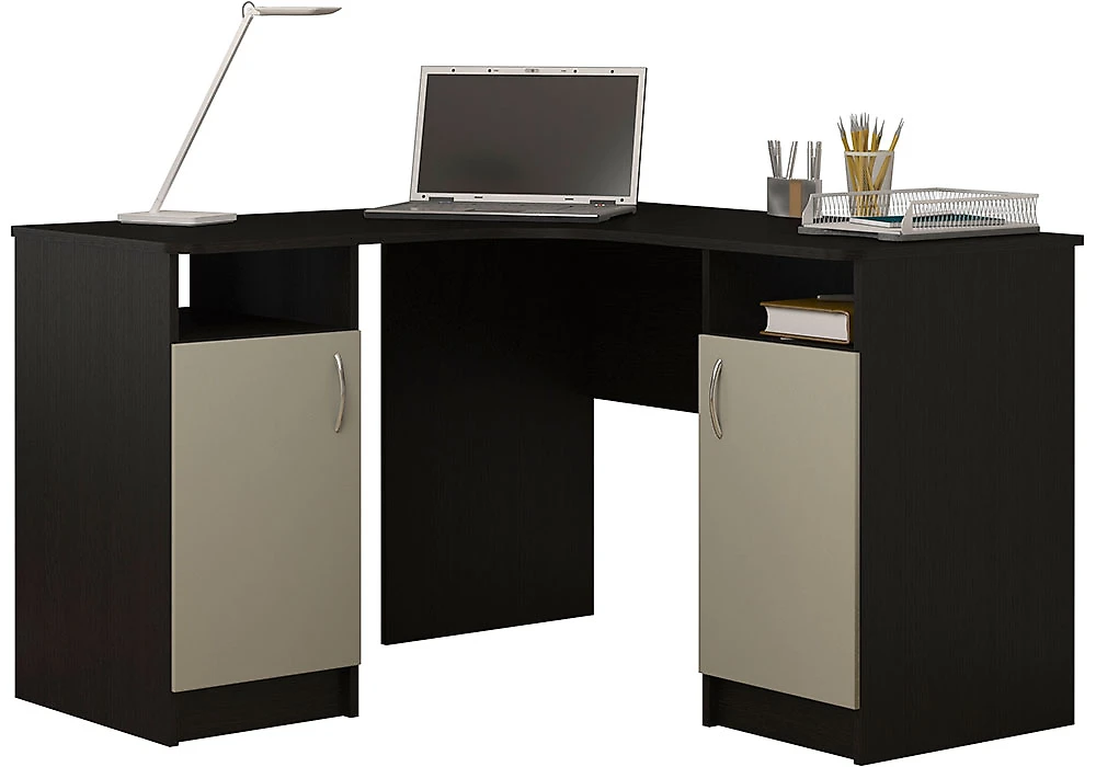 Письменные столы с тумбой СПУ-3 МДФ Дизайн-2