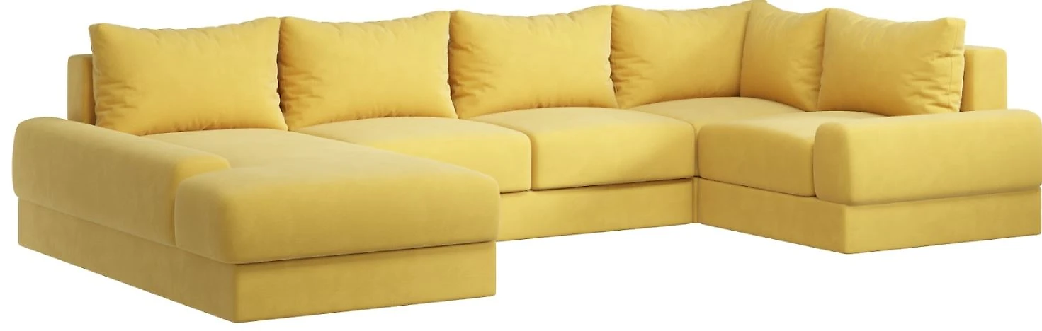 желтый диван Ариети-П Дизайн 4