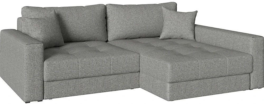 Угловой диван с независимым пружинным блоком Брест-2 Грей