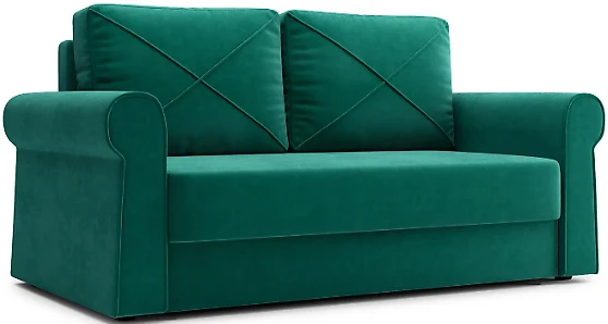 Зелёный диван аккордеон Лира Дизайн 2