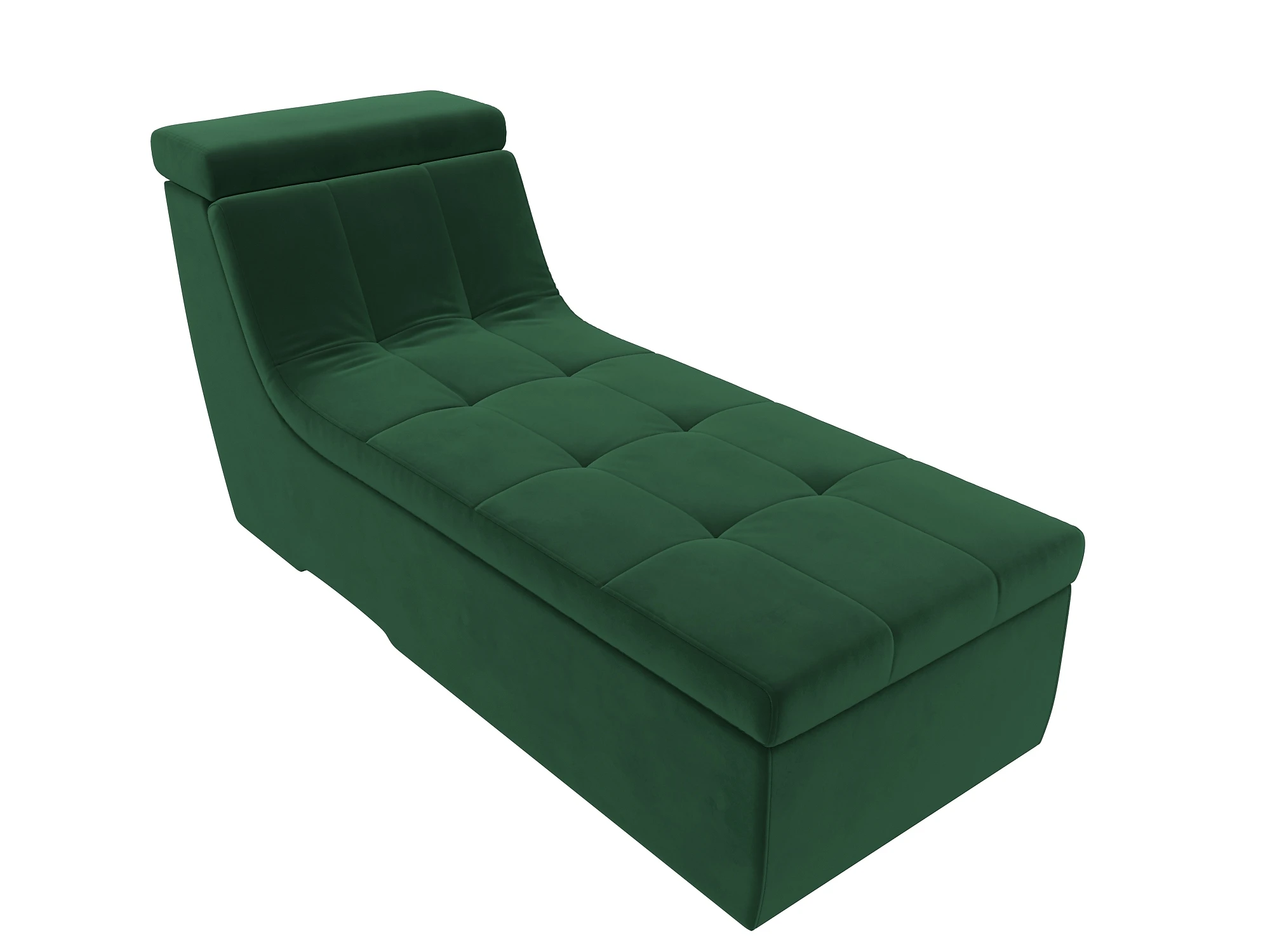 Зелёное кресло Холидей Люкс Плюш Дизайн 3