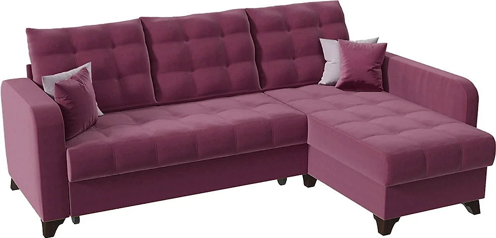 Угловой диван с подушками Беллано (Белла) Плум