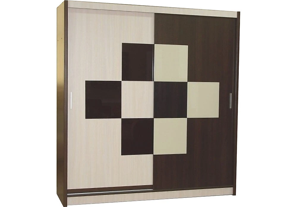 Шкаф коричневого цвета Эдельвейс-М 11Ф двухдверный