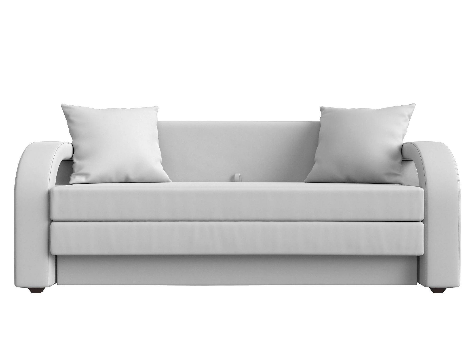 Белый прямой диван Лига-014 Дизайн 15