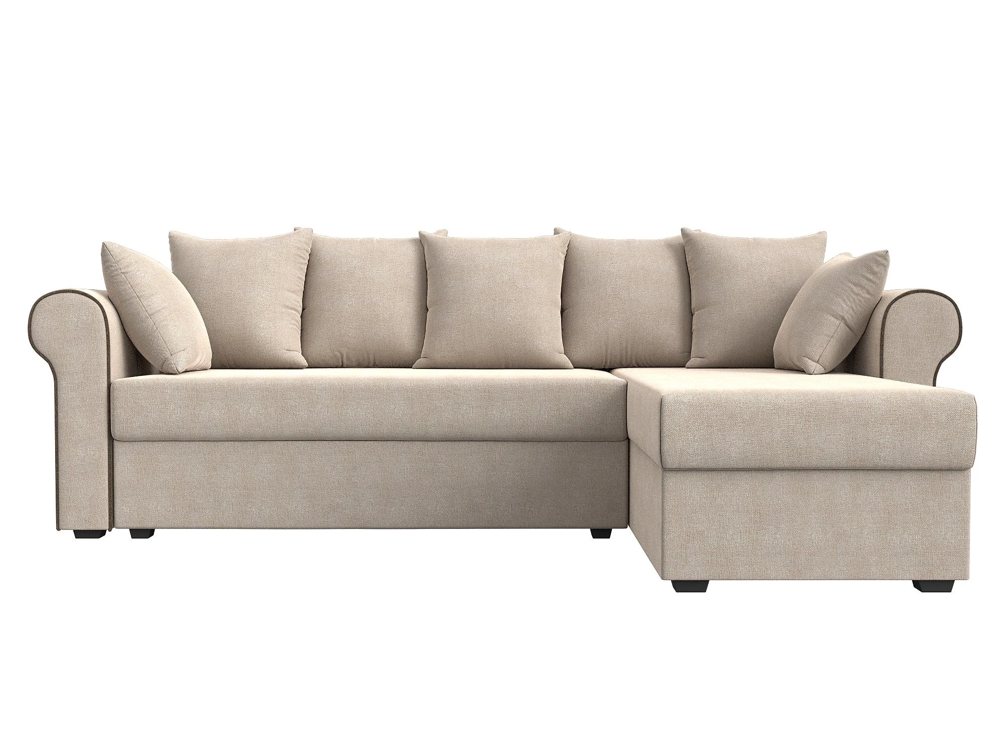  угловой диван из рогожки Рейн Кантри Дизайн 1