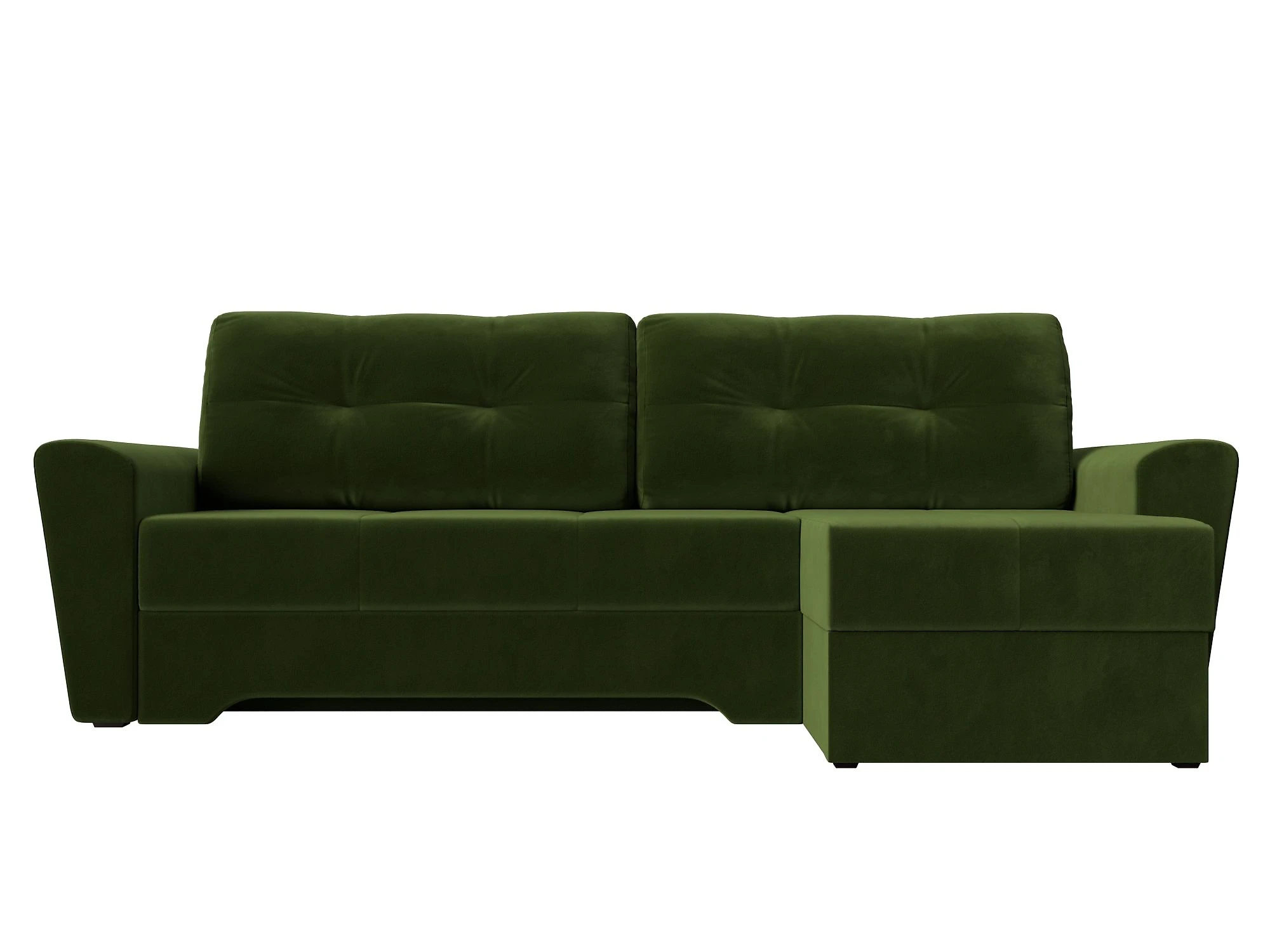 Зелёный угловой диван Амстердам Дизайн 20