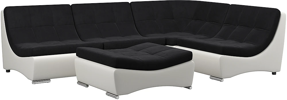 Модульный диван из ткани Монреаль-6 Нуар