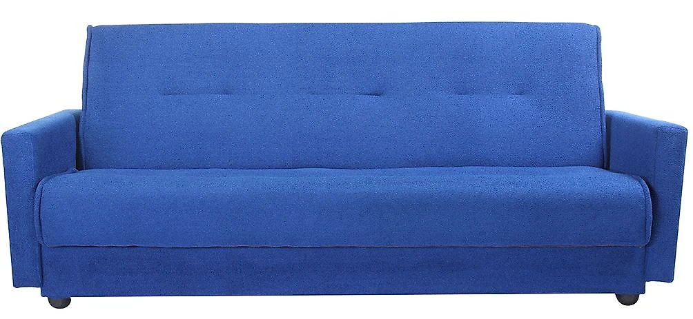 Синий прямой диван Милан Блю-120 АМ