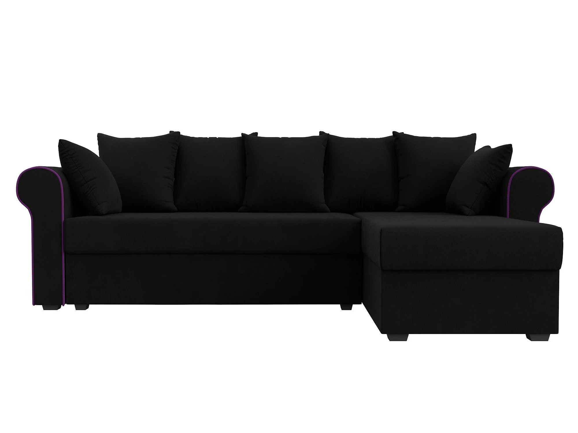 Чёрный диван Рейн Дизайн 9
