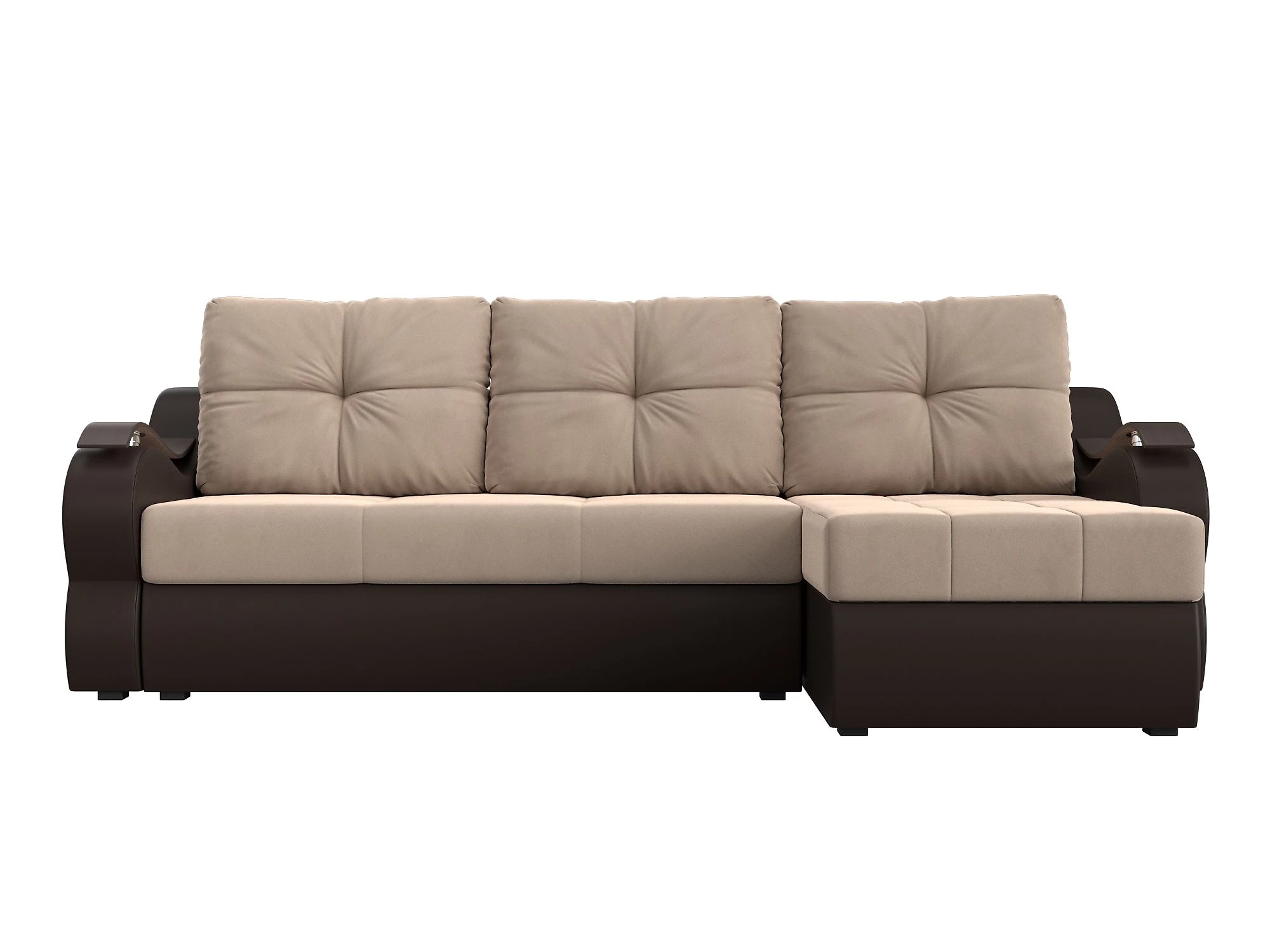 Угловой диван для ежедневного сна Меркурий Плюш Дизайн 5