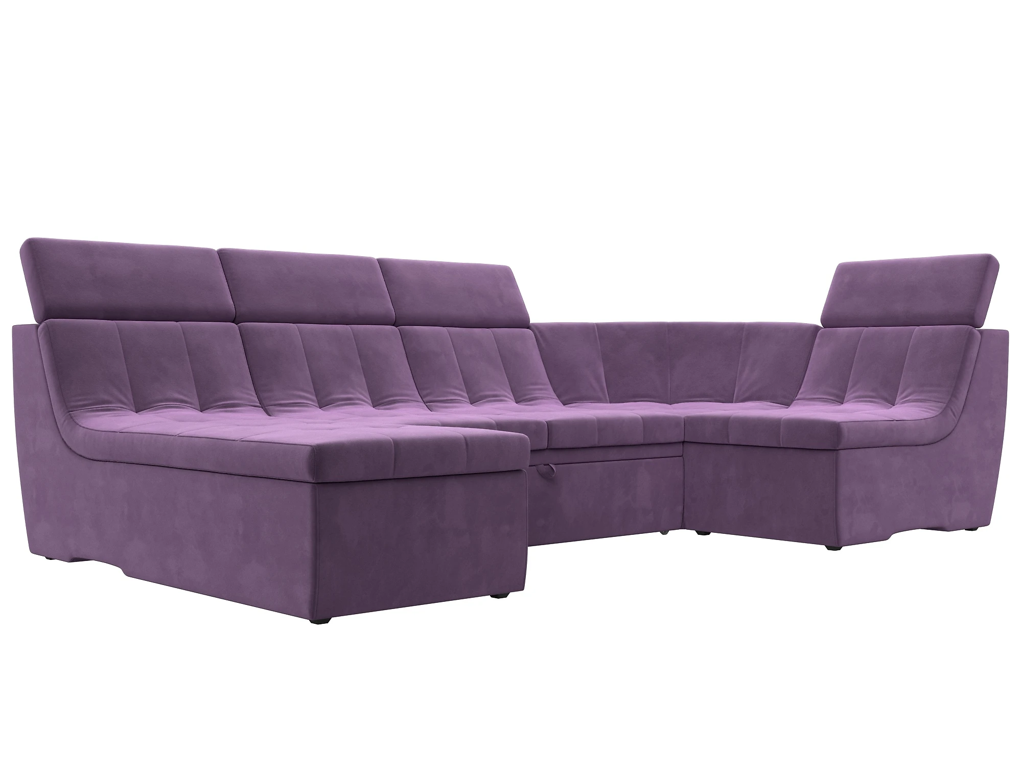 Модульный диван с оттоманкой  Холидей Люкс-П Дизайн 6