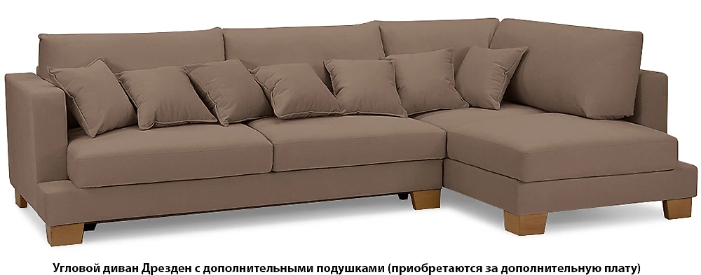 Угловой диван с ящиком для белья Дрезден Макси Дизайн 4