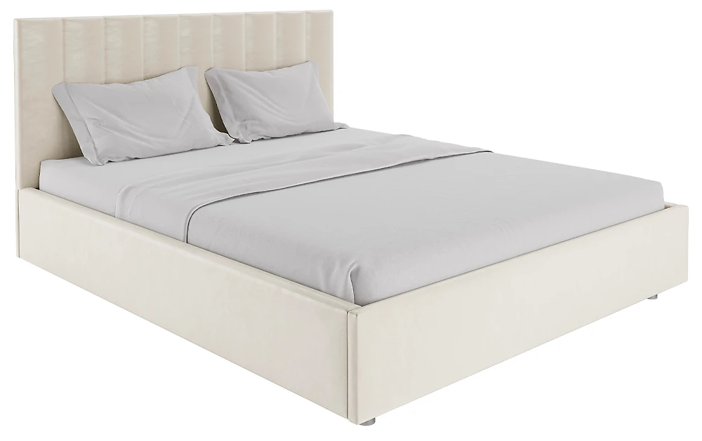 Односпальная кровать Лероса Плюш Дизайн 1