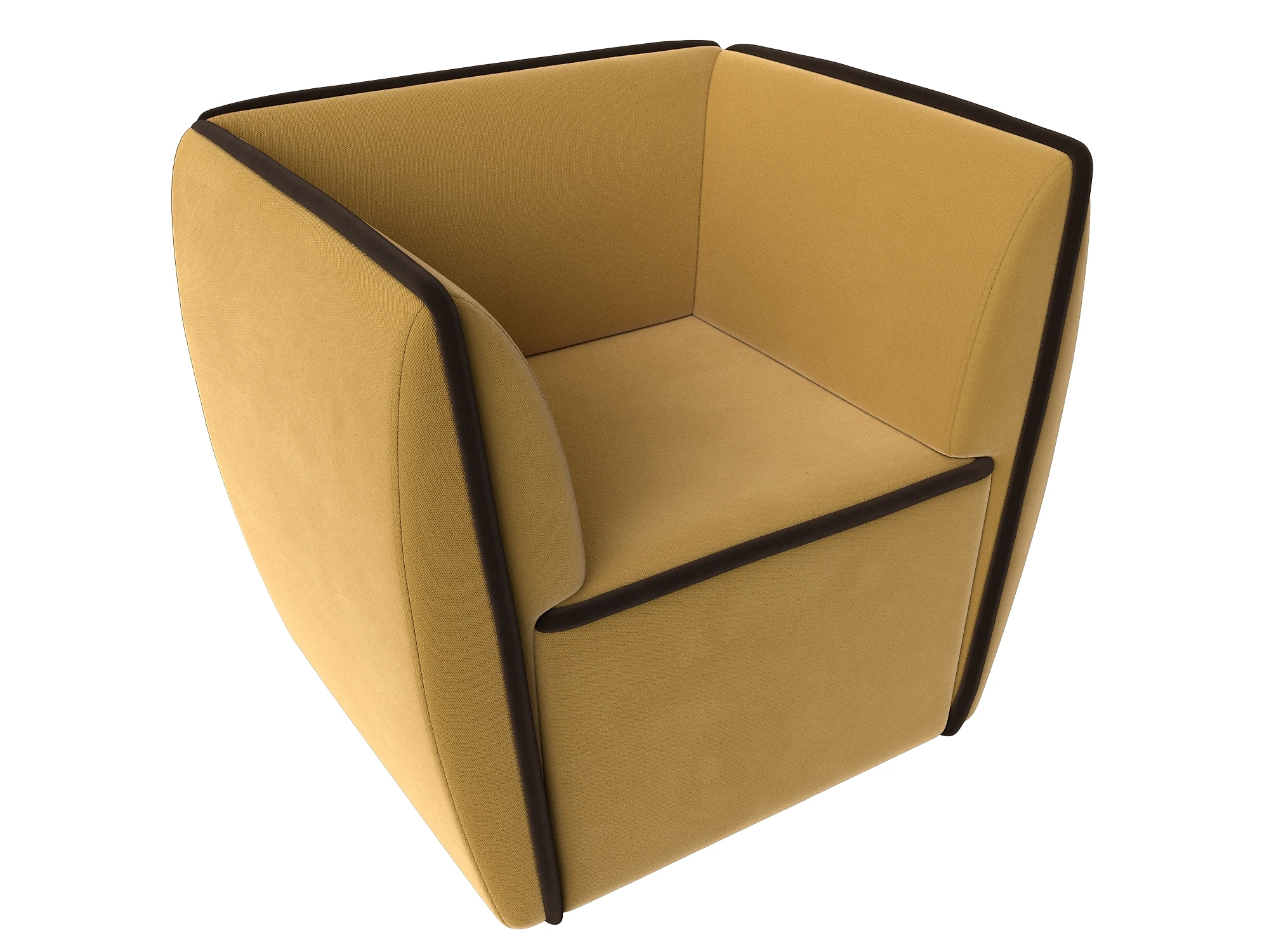 кресло желтого цвета Бергамо Дизайн 12