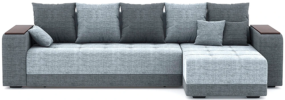 Угловой диван с независимым пружинным блоком Дубай Кантри Дизайн-9