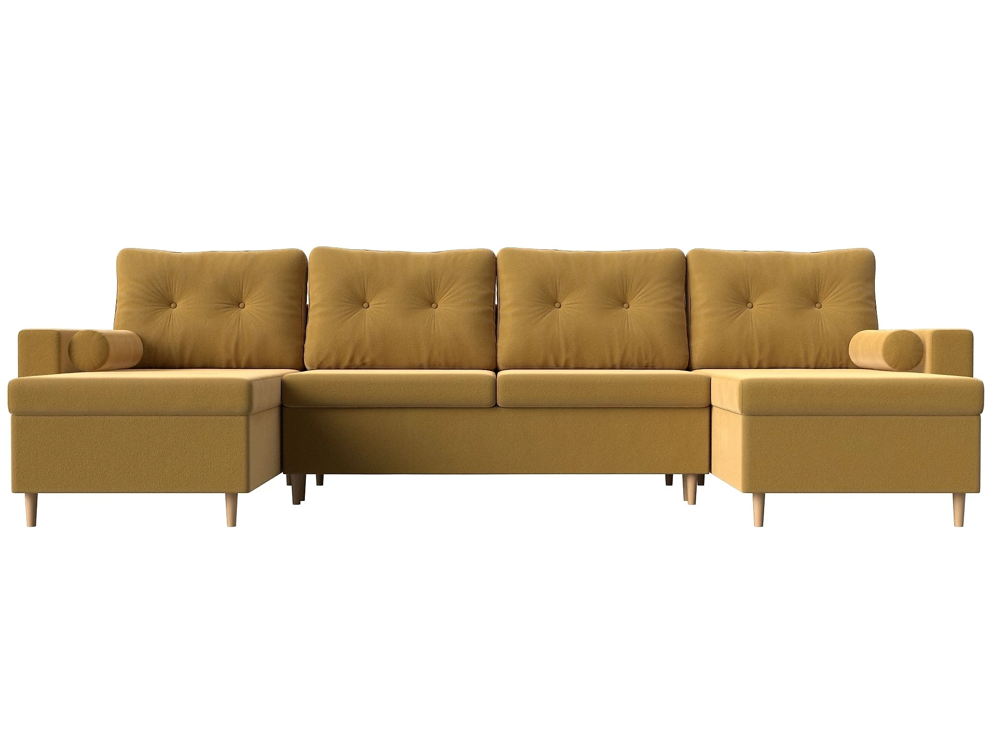  угловой диван с оттоманкой Белфаст-П Дизайн 11