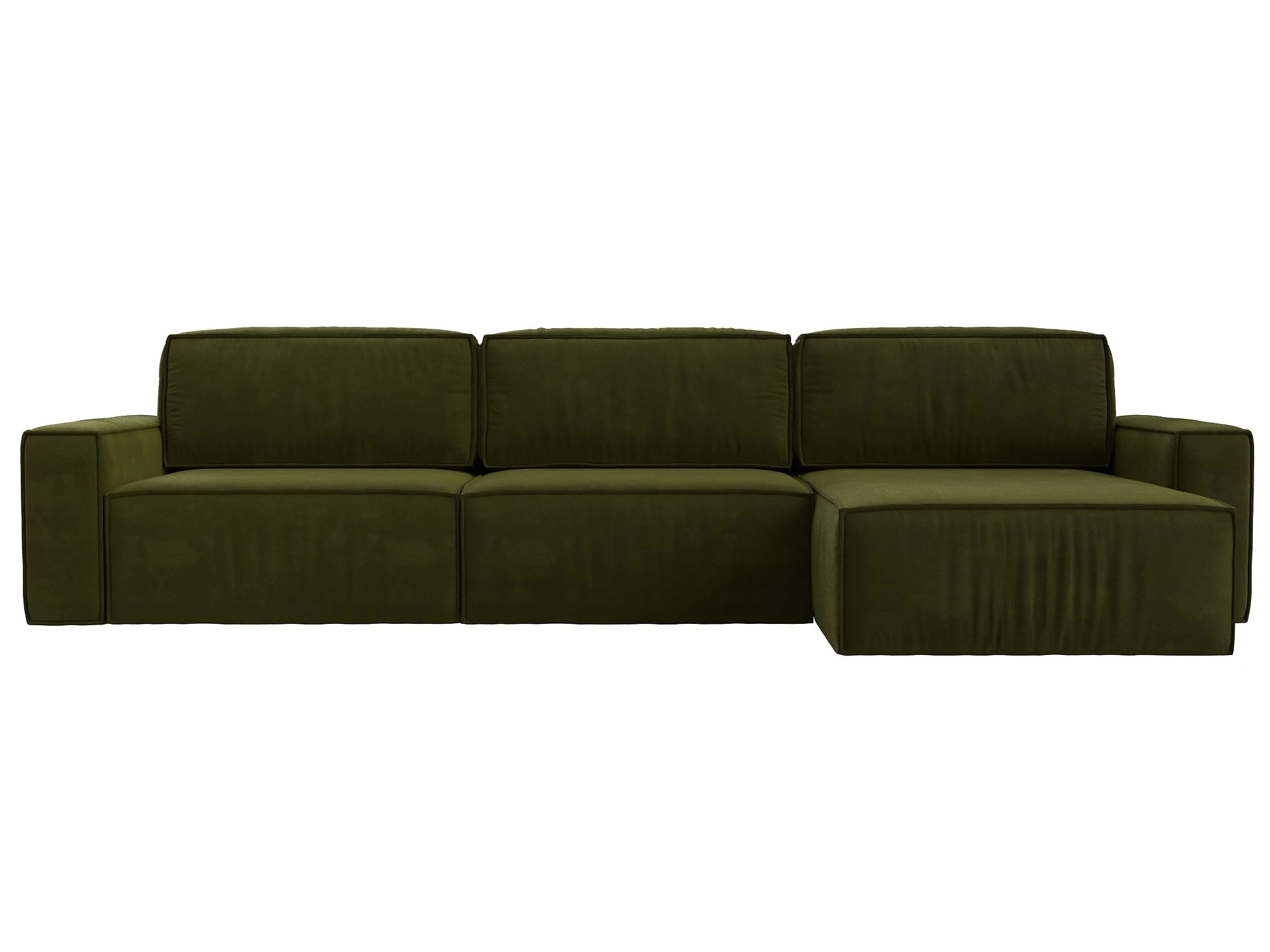 Угловой диван с подушками Прага Классик лонг Дизайн 4