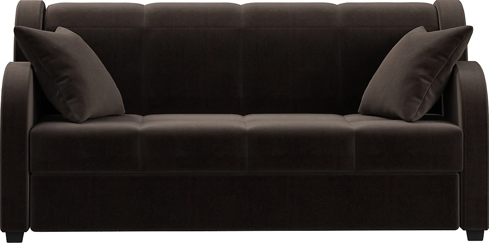Прямой диван в спальню  Барон с подлокотниками Дизайн 1