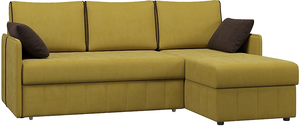 Угловой диван с подлокотниками Слим Дизайн 3