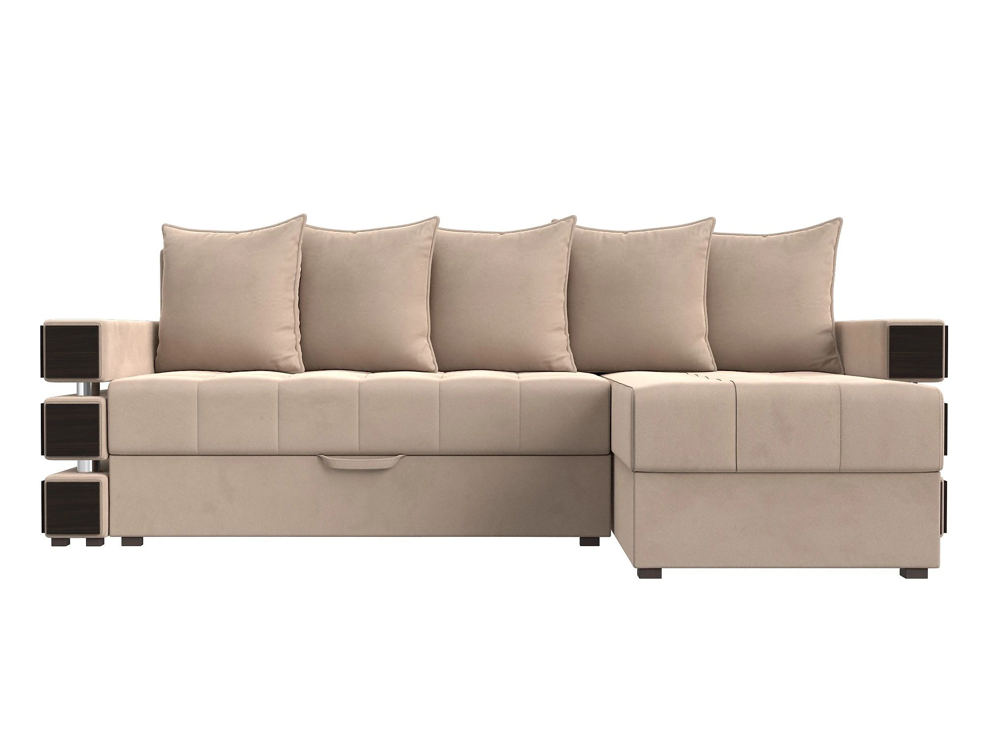 Угловой диван для гостиной Венеция Плюш Дизайн 6