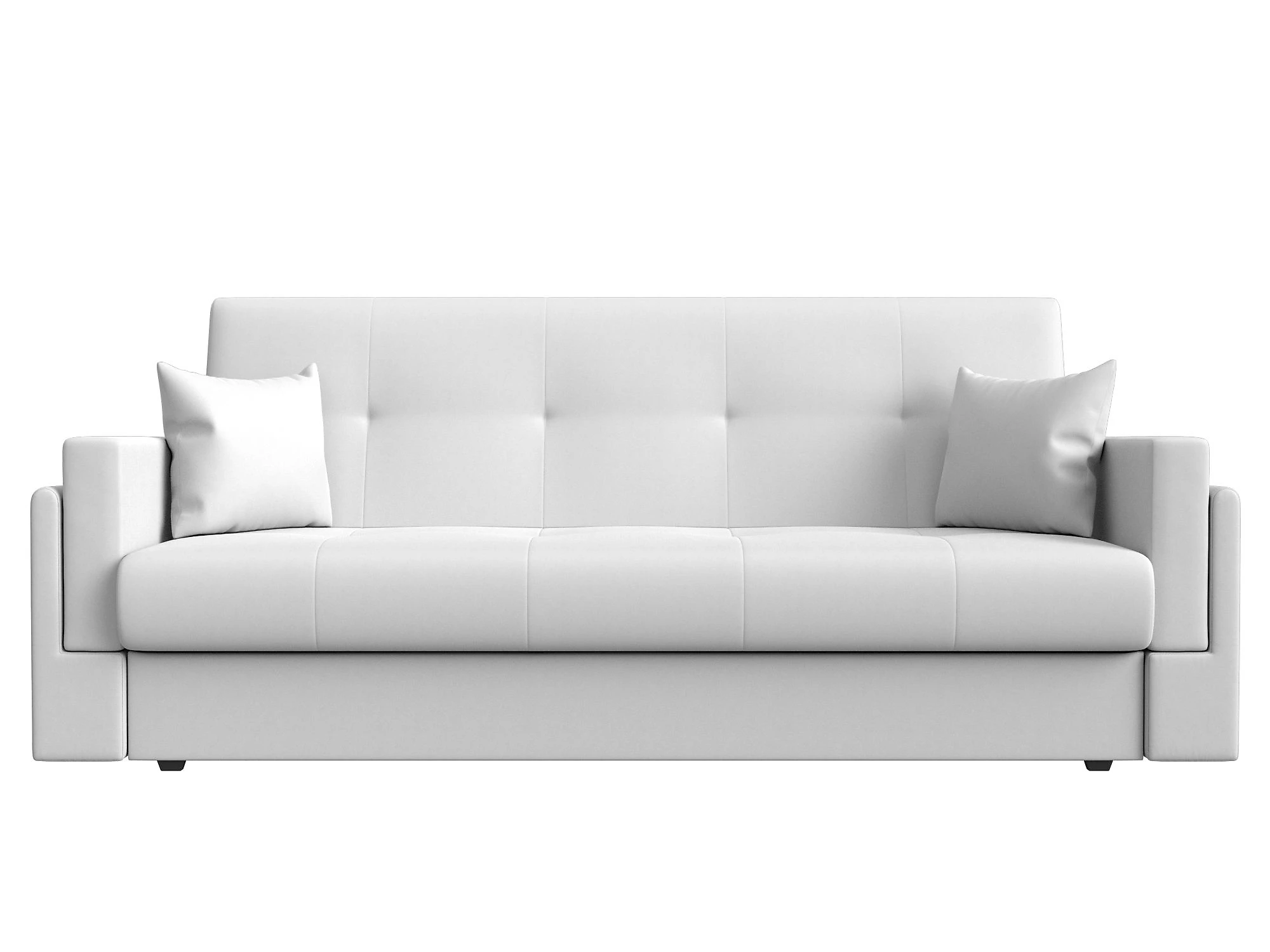 Раскладной кожаный диван Лига-015 Дизайн 42 книжка