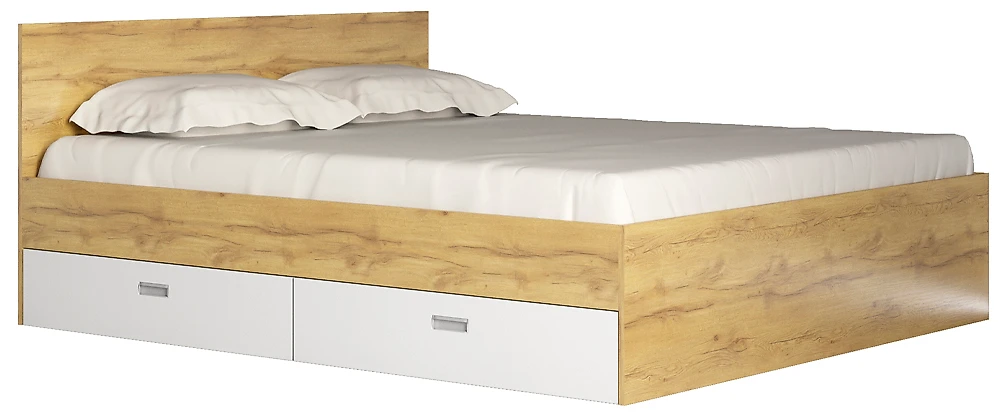 Кровать с высокой спинкой Виктория-1-160 Дизайн-1