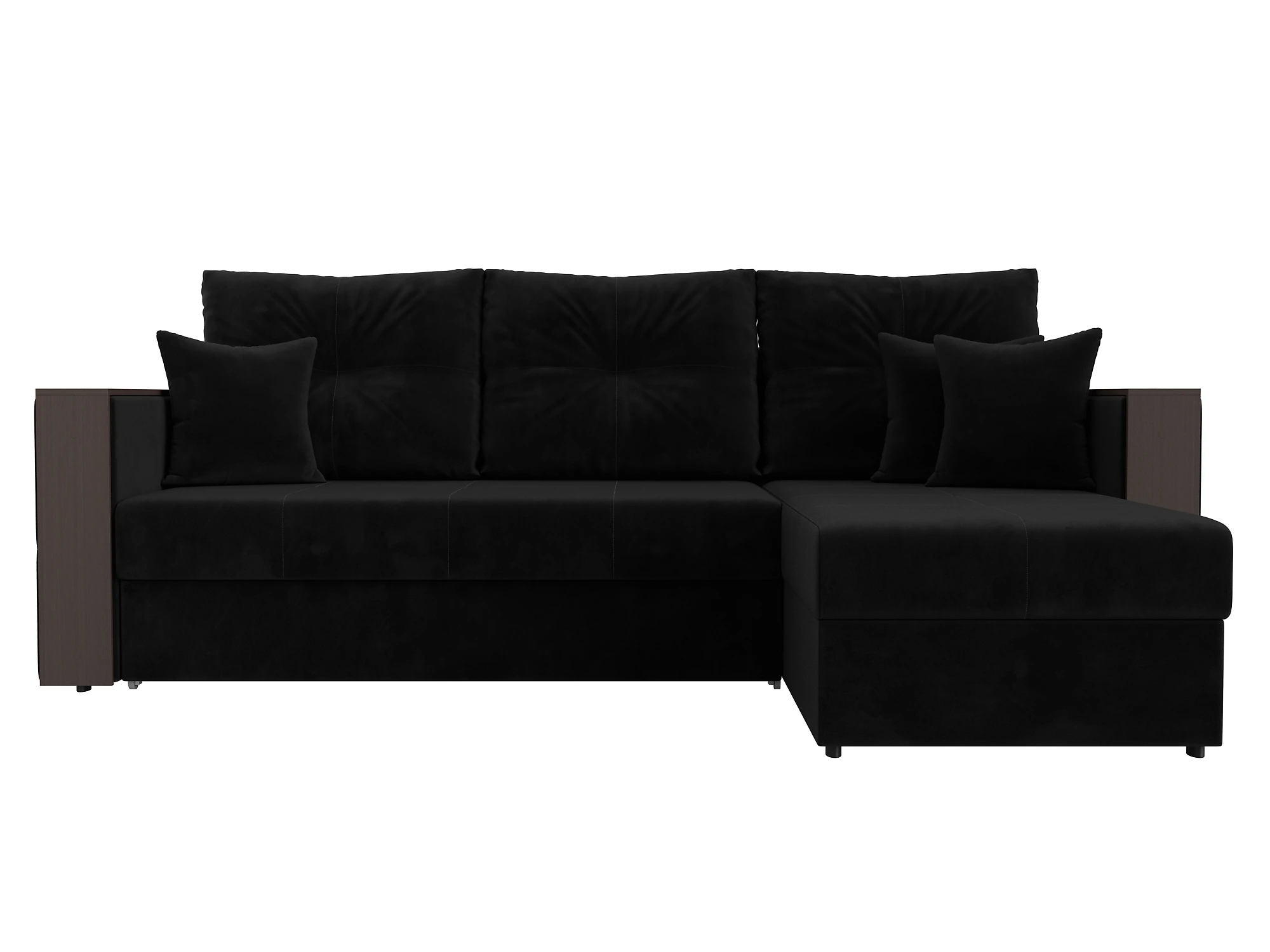 Двухместный угловой диван Валенсия Плюш Дизайн 8