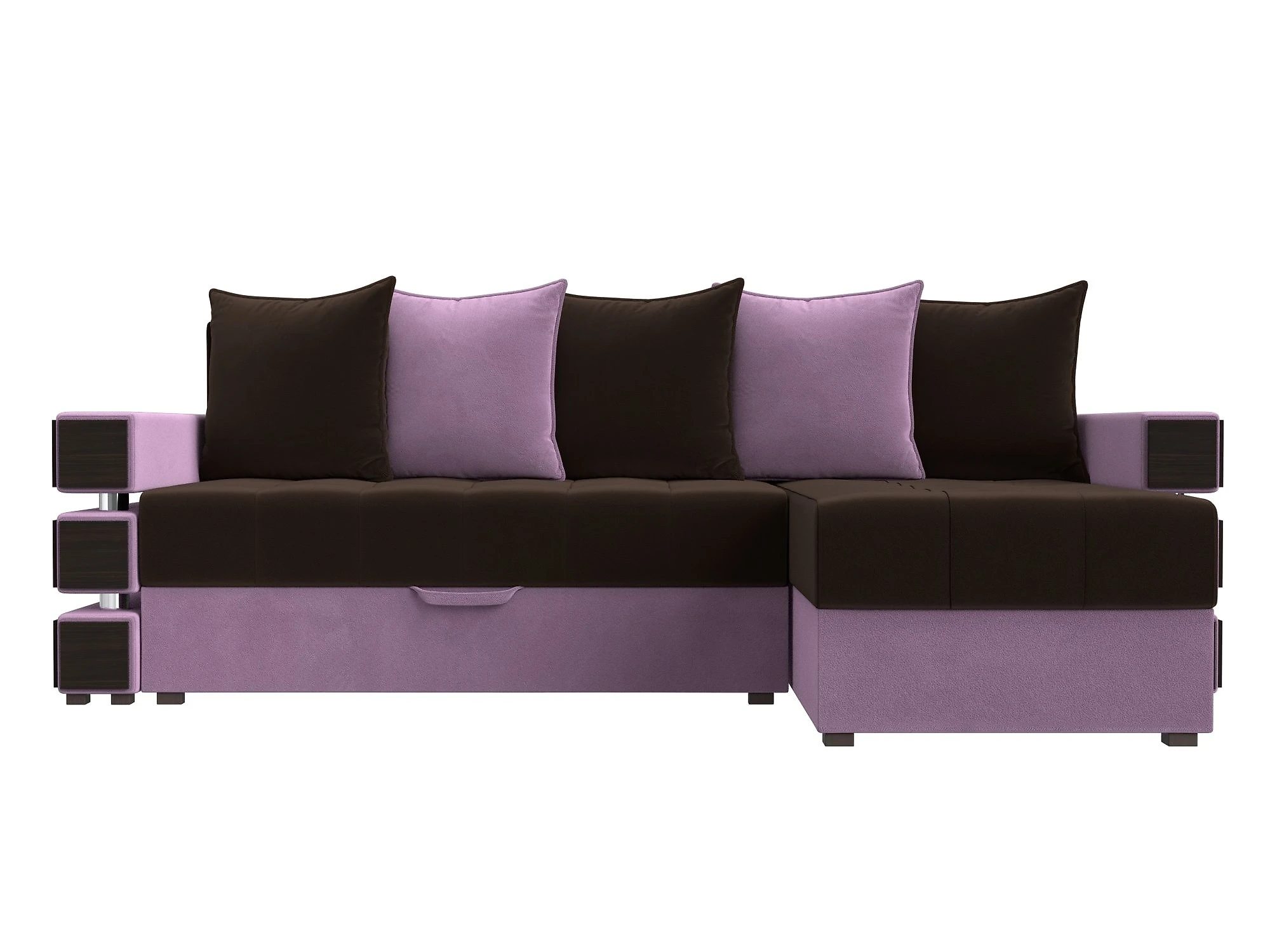 Угловой диван фиолетовый Венеция Дизайн 32