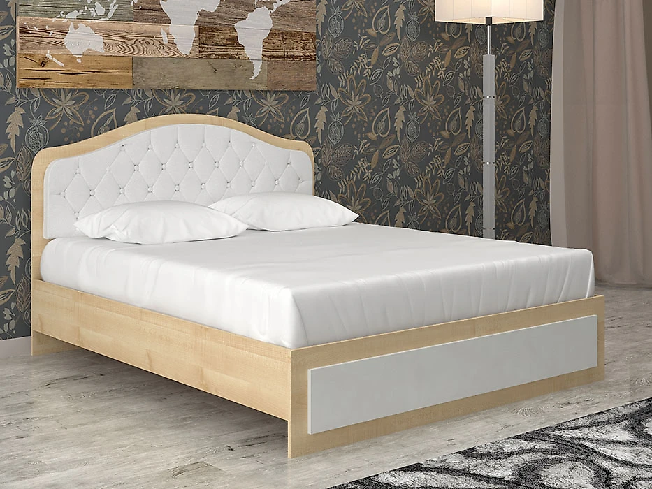 Большая двуспальная кровать Луиза-1 КС2 Дизайн-1