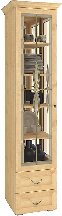 Шкаф со стеклянными дверцами Витраж-18